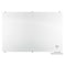 Mooreco Dry Erase Board, Glass, 48 in, 72 in, No Frame Frame, White, Gloss 83845 - alternate 1