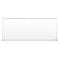 Mooreco Dry Erase Board, Porcelain, 48 in, 120 in, Aluminum Frame, White, Gloss 202AK - alternate 1