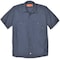 Dickies Men's Short Sleeve Industrial Work Shirt, Cotton/Polyester, Button, Navy, M S535NV RG M - alternate 2