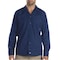 Dickies Men's Long Sleeve Industrial Work Shirt, Cotton/Polyester, Button, Navy, M L535NV RG M - alternate 1