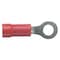 Panduit Ring Terminal, #8 Stud Size, 18 AWG, 600 V, Vinyl Insulated, Red, 1000 PK PV18-8R-MY - alternate 1