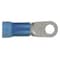 Panduit Ring Terminal, #10 Stud Size, 6 AWG, 600 V, Vinyl Insulated, Blue, 200 PK PV6-10R-T - alternate 1