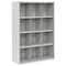 Sandusky Lee Adjustable Open Bin Cubbie Cabinet, 46 in W x 18 in D x 66 in H, 12 Compartments, Gray, Wood IC00461866-05 - alternate 1