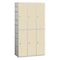 Salsbury Industries Wardrobe Locker, 38-1/4" W, 18" D, 74" H, (3) Wide, (6) Openings, Tan 92368TN-U - alternate 1