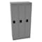 Tennsco Wardrobe Locker, 36 in W, 18 in D, 72 in H, (1) Tier, (3) Wide, Medium Gray STS-121872-CMG - alternate 1