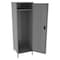 Tennsco Wardrobe Locker, 24 in W, 24 in D, 78 in H, (1) Tier, (1) Wide, Medium Gray STS-242472-1MG - alternate 1