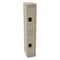 Tennsco Wardrobe Locker, 12 in W, 18 in D, 72 in H, (1) Wide, (2) Tier, Sand DTS-121836-ASD - alternate 1