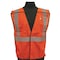 Kishigo S/M Class 2 High Visibility Vest, Orange 1806-S-M - alternate 1
