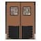 Chase Swinging Door, 8 x 8 ft, Medium Brown, PR 9696RDXHDMBR - alternate 1
