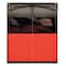 Chase Flexible Swinging Dr, 8x7 ft, Red, PVC, PR AIR9738496RED - alternate 1
