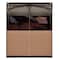 Chase Swinging Dr, 7x5 ft, Medium Brown, PVC, PR AIR9736084MBR - alternate 1