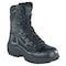 Reebok Rapid Response, Men's Tactical Boots, Composite Toe M, Nylon, Leather, 8 in Height, Black RB8874 - alternate 1
