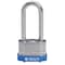 Brady Key Retaining Steel Padlock, Extended, Rectangular Steel Body, Hardened Steel Shackle, 3/4 in W 118974 - alternate 1