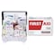 Zoro Select First Aid Kit and Housing, Metal 80 Components, 10 People Served 54553 - alternate 1