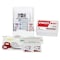 Zoro Select First Aid Kit and Housing, Plastic 31 Components, 1 People Served 54583 - alternate 1