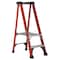 Louisville 4 ft 9 in Fiberglass Platform Stepladder, 375 lb Capacity FXP1802HD - alternate 1
