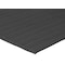 Condor Antifatigue Mat, 3 ft. L x 2 ft. W, 3/8" Thickness, Closed Cell PVC Foam, Corrugated, Black 39R808 - alternate 3