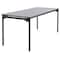 Iceberg Maxx Legroom Folding Table, Grey Top, Charcoal Frame, 30 in W x 72 in L x 29.5 in H 65827 - alternate 1