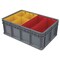 Akro-Mils Solid & Stackable Straight Wall Storage Container, 11.2 gal, 23-5/8 in L x 15-3/4 in W x 8-5/8 in H 38358GRY - alternate 5