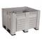 Decade Products Bulk Container 25.4 cu ft Volume Cap., 48 in L, 40 in W, 31 in H, Plastic, Gray M023000-104 - alternate 1