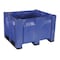 Decade Products Bulk Container 25.4 cu ft Volume Cap., 48 in L, 40 in W, 31 in H, Plastic, Blue M013000-100 - alternate 1