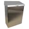 Hospeco Waste Receptacle, Stainless Steel ND-1E - alternate 1