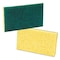 Boardwalk Med Duty Scrubbing Sponge, Ylw/Grn, PK20 BWK174 - alternate 3