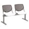 Kfi Kool Beam Seat Beam Seating, 47 in W 22 in L 31 in H, Polypropylene Seat 2300BEAM2-BP18-SP08 - alternate 1