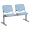 Kfi Kool Beam Seat Beam Seating, Blue Back, 47 in W 22â€ L 31â€ H, Polypropylene Seat 2300BEAM2-P35 - alternate 1