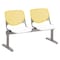 Kfi Kool Beam Seat Beam Seating, 47 in W 22 in L 31 in H, Polypropylene Seat 2300BEAM2-P12 - alternate 1