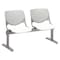 Kfi Kool Beam Seat Beam Seating, Gray Back, 47 in W 22â€ L 31â€ H, Polypropylene Seat 2300BEAM2-BP13-SP08 - alternate 1