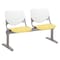 Kfi Kool Beam Seat Beam Seating, 47 in W 22 in L 31 in H, Polypropylene Seat 2300BEAM2-BP08-SP12 - alternate 1