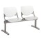 Kfi Kool Beam Seat Beam Seating, Gray Back, 47 in W 22 in L 31 in H, Polypropylene Seat 2300BEAM2-BP08-SP13 - alternate 1