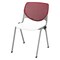 Kfi Poly Stack Chair, Burgundy Back 2300-BP07-SP08 - alternate 1