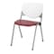 Kfi Poly Stack Chair, Burgundy Seat 2300-BP08-SP07 - alternate 1