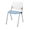 Kfi Poly Stack Chair, Sky Blue Seat 2300-BP08-SP35 - alternate 1