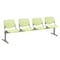 Kfi Kool Beam Seat Beam Seating, 95 in W 22" L 31" H, Polypropylene Seat 2300BEAM4-P14 - alternate 1
