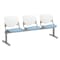 Kfi Kool Beam Seat Beam Seating, Blue Back, 71 in W 22" L 31" H, Polypropylene Seat 2300BEAM3-BP08-SP35 - alternate 1