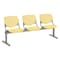 Kfi Kool Beam Seat Beam Seating, 71 in W 22" L 31" H, Polypropylene Seat 2300BEAM3-P12 - alternate 1