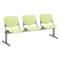 Kfi Kool Beam Seat Beam Seating, 71 in W 22" L 31" H, Polypropylene Seat 2300BEAM3-P14 - alternate 1