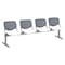 Kfi Kool Beam Seat Beam Seating, 95 in W 22" L 31" H, Polypropylene Seat 2300BEAM4-BP03-SP08 - alternate 1