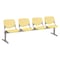 Kfi Kool Beam Seat Beam Seating, Tan Back, 95 in W 22" L 31" H, Polypropylene Seat 2300BEAM4-P12 - alternate 1