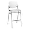 Kfi Poly Stack Barstool, Lt Grey Seat BR2300-BP08-SP13 - alternate 1