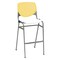 Kfi Poly Stack Barstool, Yellow Back BR2300-BP12-SP08 - alternate 1