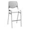 Kfi Poly Stack Barstool, Lt Grey Back BR2300-BP13-SP08 - alternate 1
