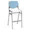 Kfi Poly Stack Barstool, Sky Blue Back BR2300-BP35-SP08 - alternate 1