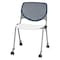 Kfi Poly Stack Chair, Navy Back CS2300-BP03-SP08 - alternate 1