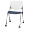Kfi Poly Stack Chair, Navy Seat CS2300-BP08-SP03 - alternate 1