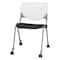 Kfi Poly Stack Chair, Black Seat CS2300-BP08-SP10 - alternate 1