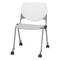 Kfi Poly Stack Chair, Light Grey Seat CS2300-BP08-SP13 - alternate 1